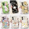 Etui Do Xiaomi Poco M7 Pro 5G Popularne Kwiatowy Królik Kaczka Miękkie Płynne Silikonowe Pokrowiec Do Xiaomi Poco M7Pro Capa 2409FPCC4G Coque