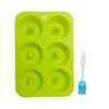 1/2pcs 6 Holes Donut Mold Silicone Chocolate Mold Non-Stick Candy Muffins Doughnut Baking Pan Bakeware Tool