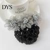 Hairpin Hair Bun Net Elegant Lace Flower Cover Professional Crochet Hairstyle Hollow Out Lady Ballet Career Hairband Accessories