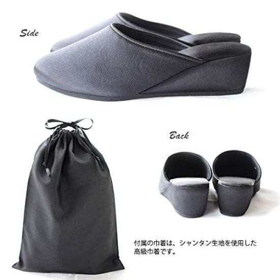 Kirsch Blute Bag Satin 5cm Heel Standard Entrance Exam Slippers [Drawstring Included] STN-SPB-01-L