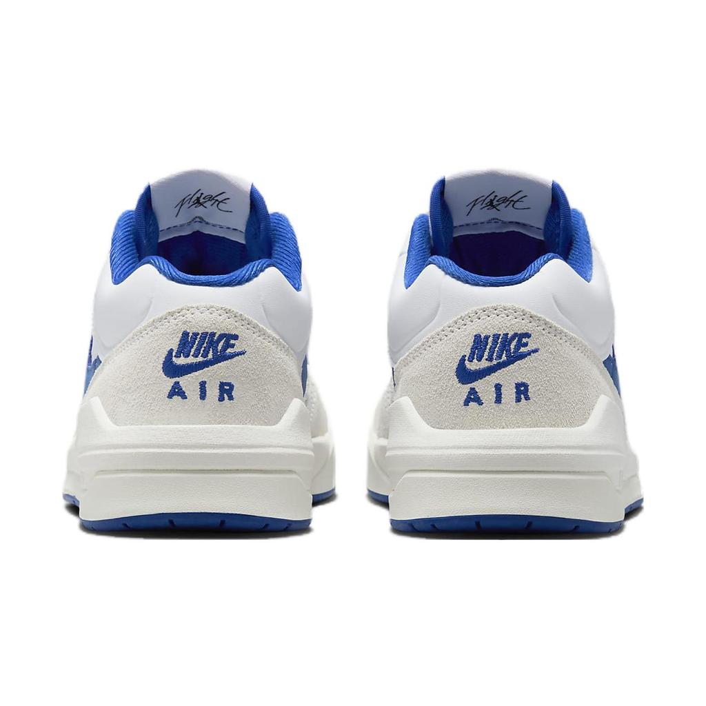 New Jordan Stadium 90 Cushioning, Wear Resistant Low Top Children's Basketball Shoes White Blue Teenagers DX4399-104