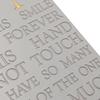Thoughts of You Memorial Square Plaque - Son