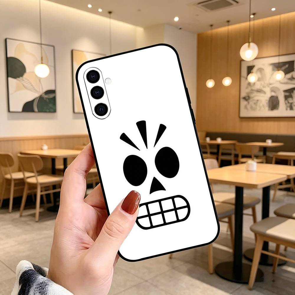 Game Grim Fandango Phone Case For Samsung Galaxy A73,A72,A71,A70,A53,A52,A51,Soft Silicone Black Cover