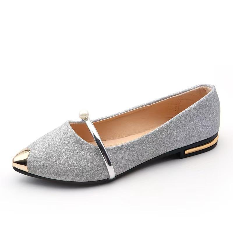 Summer New Women's Shoes Pointed Flat Shoes Shallow Single Shoes