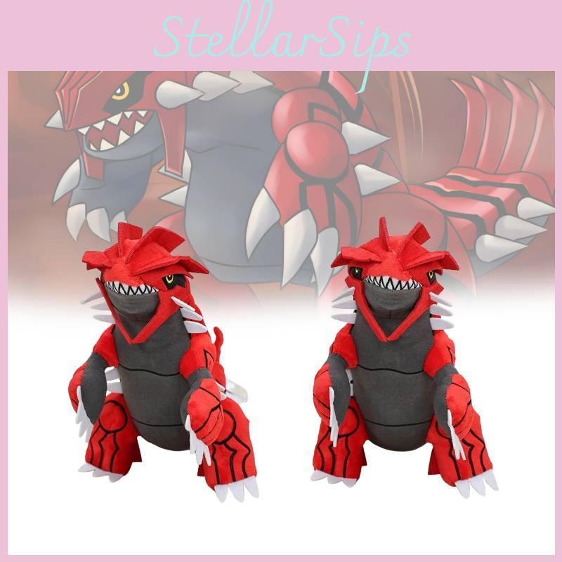 Kuscheliger roter Groudon Cartoon Kindergeburtstagsgeschenk Wurfpuppe Kissen