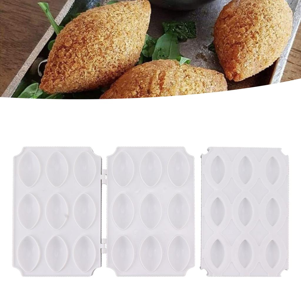 Köttbulleform ABS Köttfärslimpa Maker Pressverktyg Diskmaskinssäker Köttbullemaskin för köket