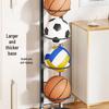 Foldable Multi-layer Sports Ball Storage Rack for Home