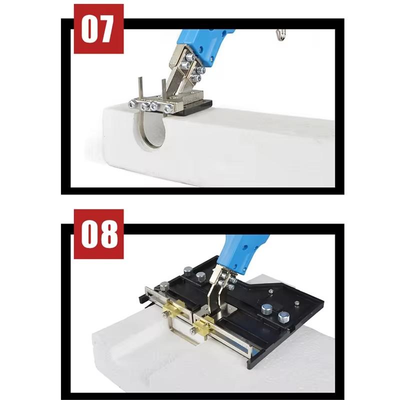 Electric Hot Cutting Knife 220V Slotted Electrothermal Cutter Foam Carving Knife Foam cutting Tools for Foam Pearl Cotton Sponge