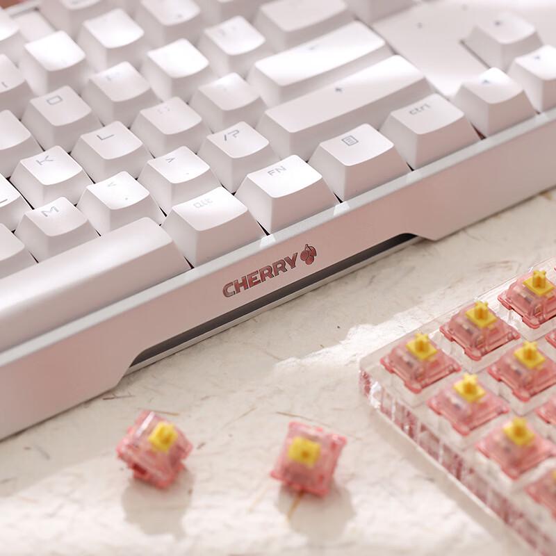 CHERRY MX 3.0S Sakura 108-Key Wired Mechanical Gaming Keyboard