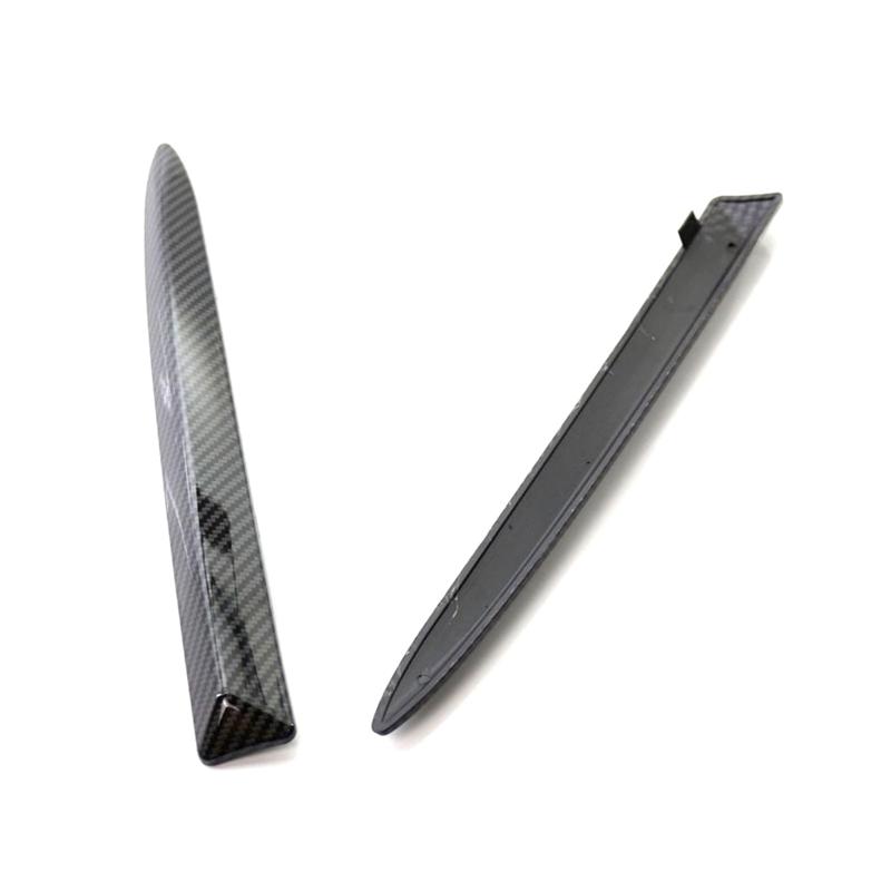 Car Front Bumper Upper Moulding Trim Front Bumper Trim For Hyundai Fiat 500 2007-2015 735455042 Carbon fiber pattern