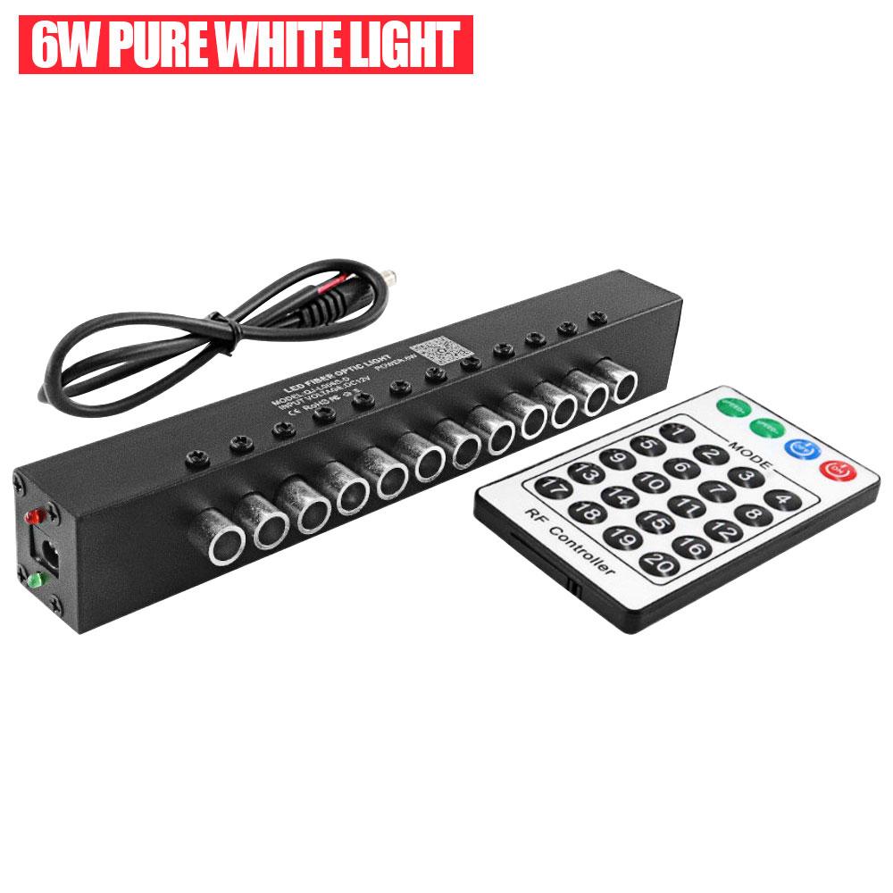 3-9W 12Holes RGBW Meteor Ceiling Car Starry Sky Fiber Optic Light Bluetooth APP RF Control Car Roof Star Shooting Effect Light