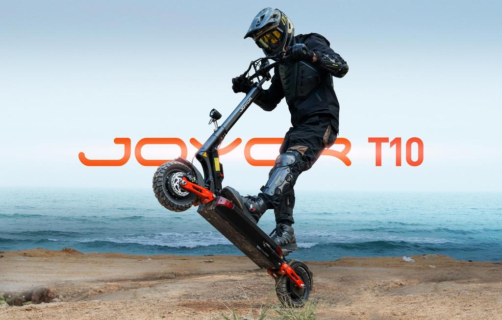 Electric Scooter Foldable Joyor T10 1000Wx2 Dual Motor Electric Scooter For Adult Top Speed 60Km/h 60V 18AH Range 75Km Load 120kg
