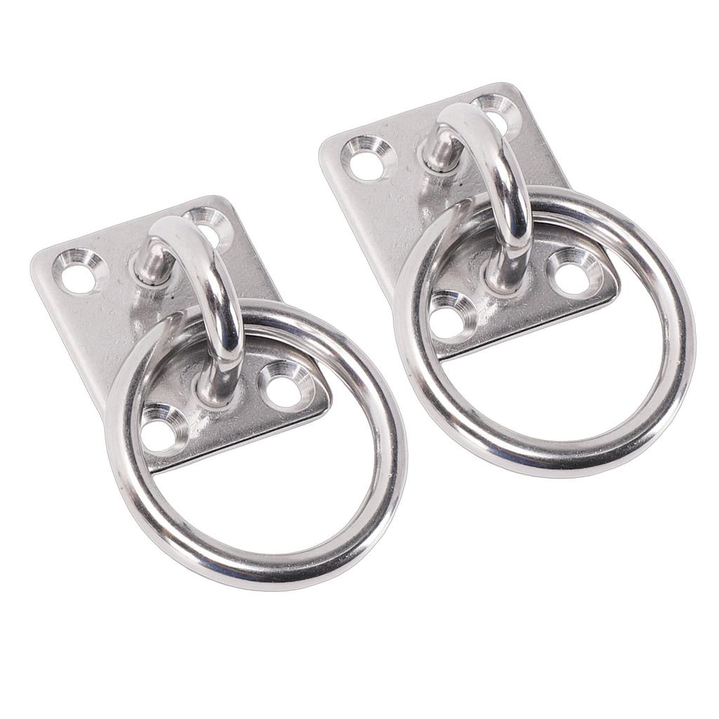   Stainless Steel   Eye Plate   Hooks Marine Hardware Screws for Boats Yachts Sailboats  