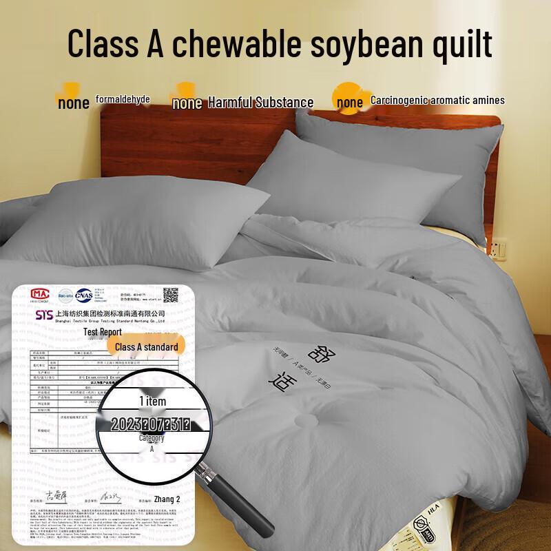 HLA Thickened 7A Antibacterial Soy Fiber Winter Quilt