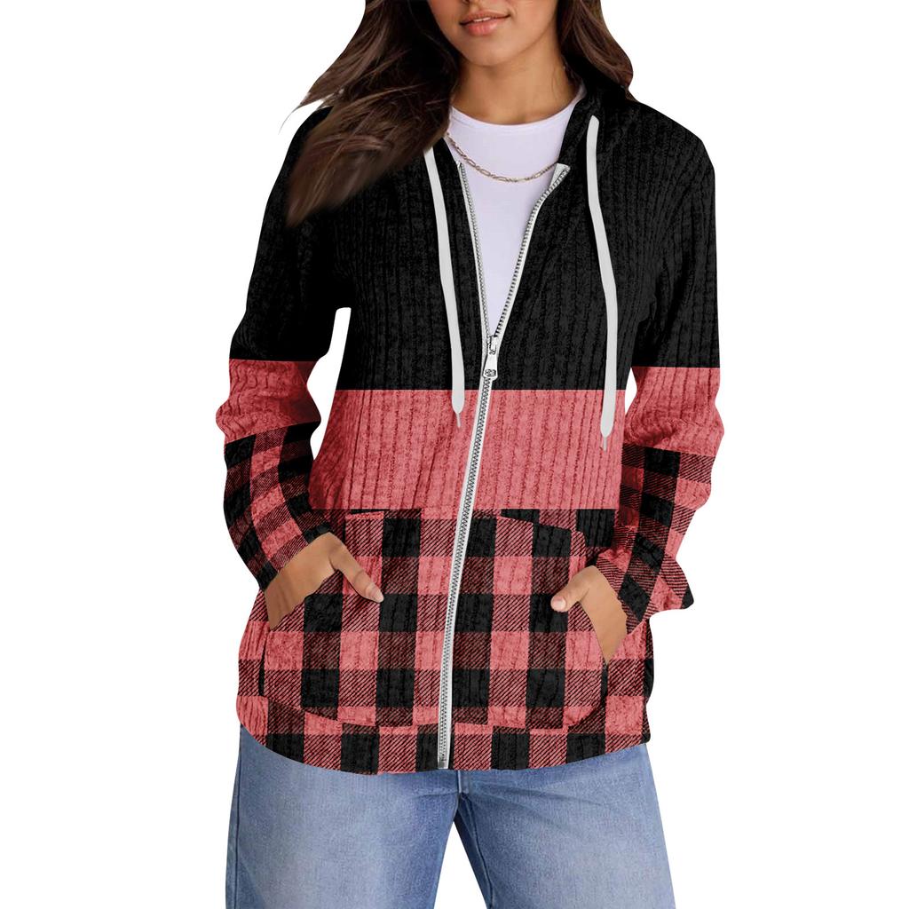 Mikiny pro ženy Trendy topy Ležérní Podzimní Móda Mikina s dlouhým rukávem S kapsami Svetr Lehký