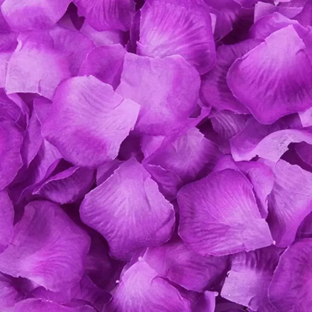 2000/100pcs Artificial Rose Petals Flowers Romantic Anniversary Silk Fake Petal for Brithday Wedding Party DIY Decoration Rose