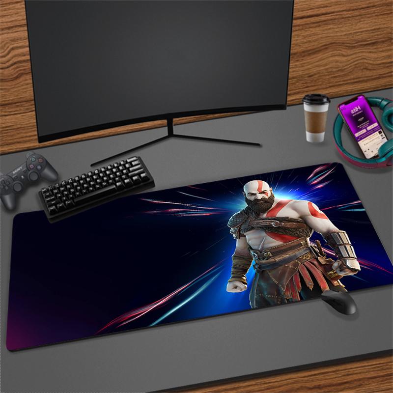 Xxl Mouse Pad God of War Gaming Accessories Keyboard Computer Desk Mat Game Big Carpet 90x40 Large Gamer Cabinet Table Mousepad