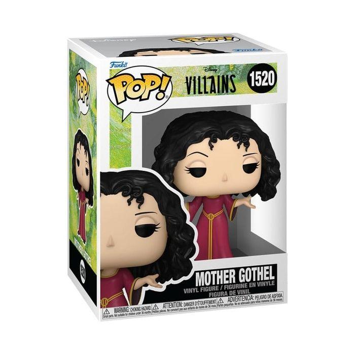Figurine en vinyle - funko - pop disney n°1520 mère gothel - 9 cm - pvc - boîte-fenêtre