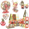 VIXA Magnetic 144 Gift Magnetic Building Magnetic 3D Magnetic Building Educational Elementary School Boys and Christmas Easy To Includes Storage Bag