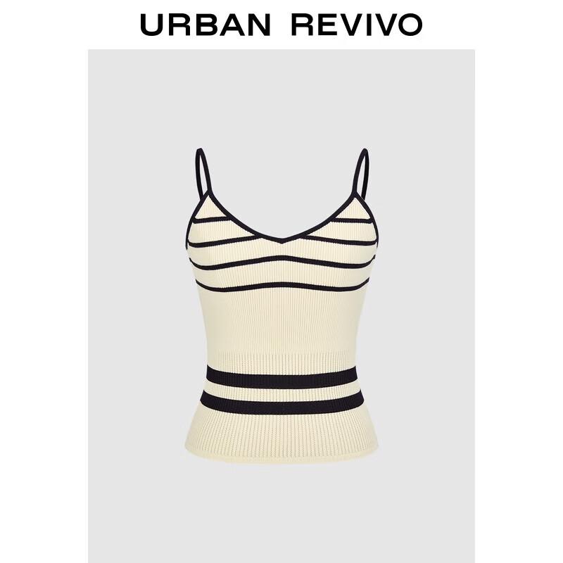 

Женский вязаный жилет в стиле колор-блок от UR L