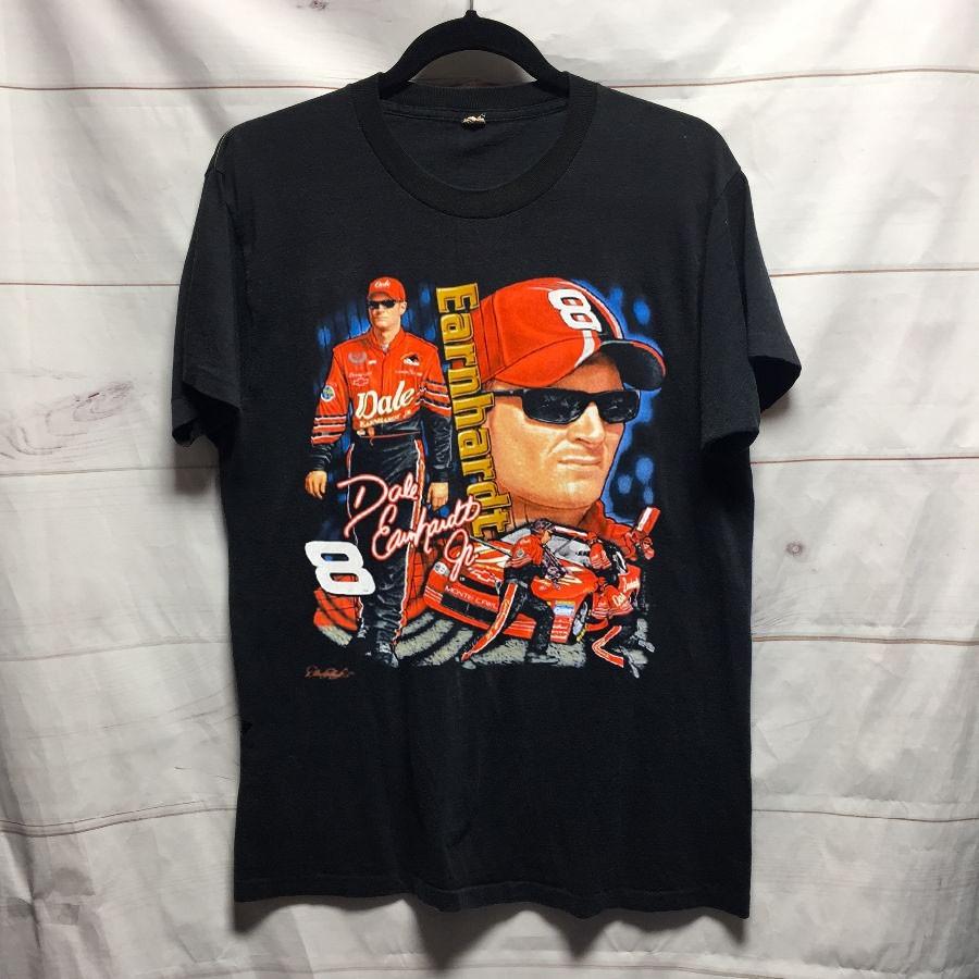 Dale Earnhardt Nascar vtg black classic style unisex tshirt QT7526 S