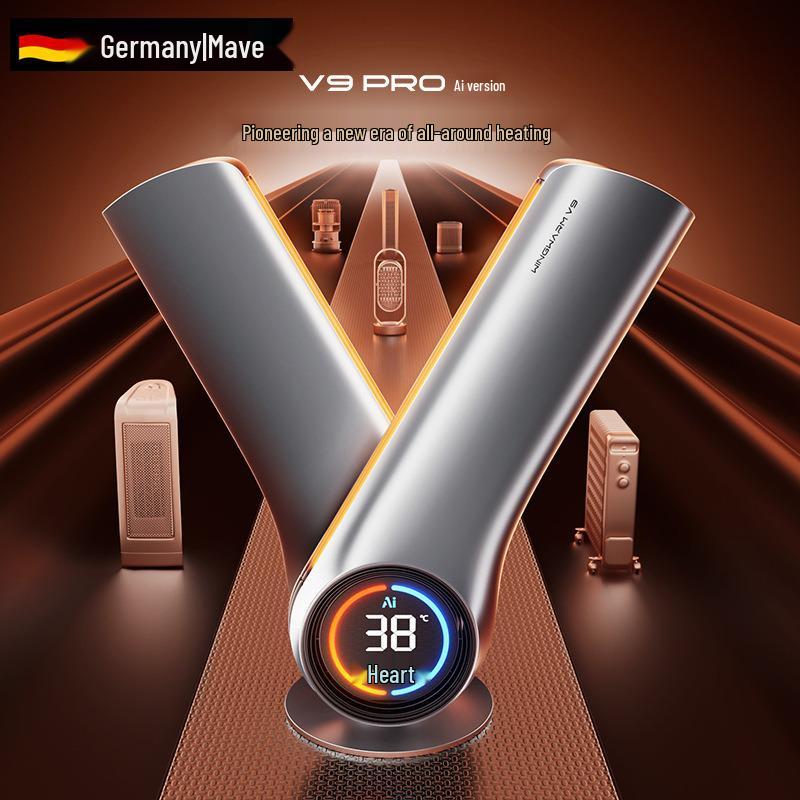 Graphene Folding Mobile Kickboard Heater for Rapid Floor and Bathroom Heating