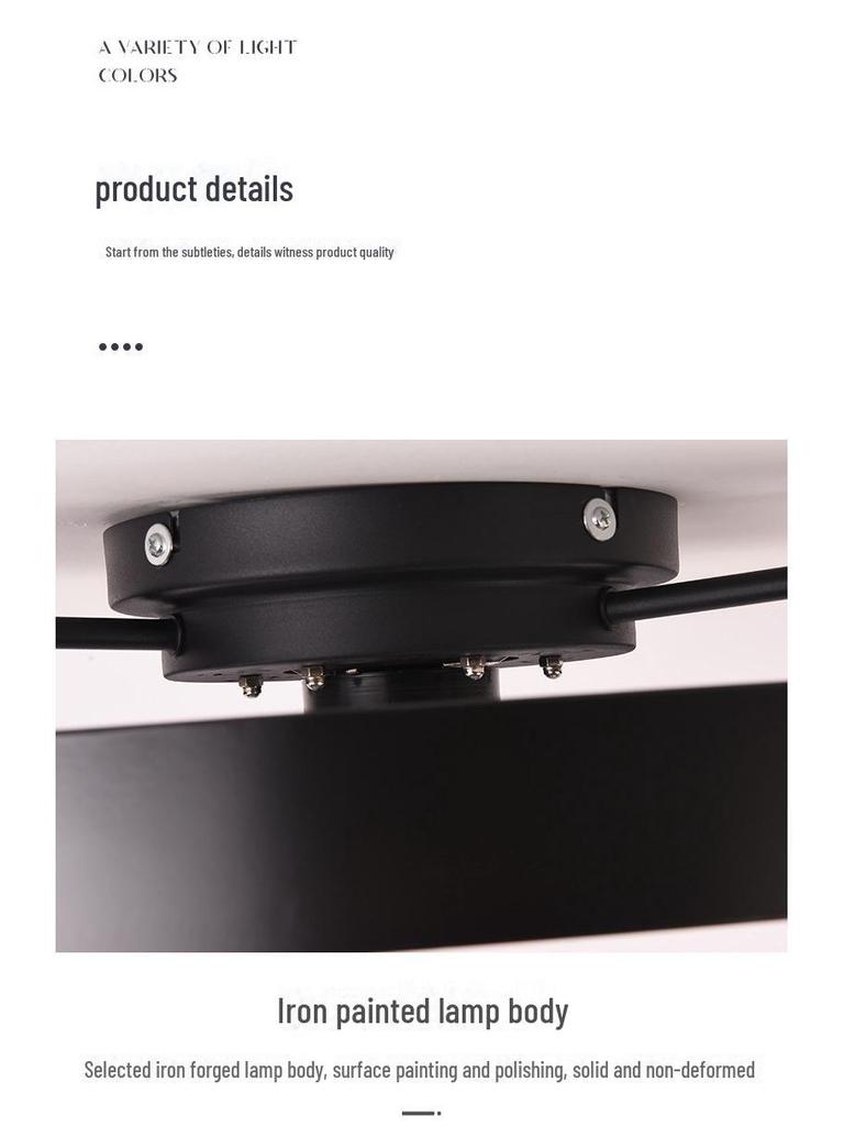 Integrated Ceiling Fan Lamp for Bedroom & Restaurant - 2024 Model