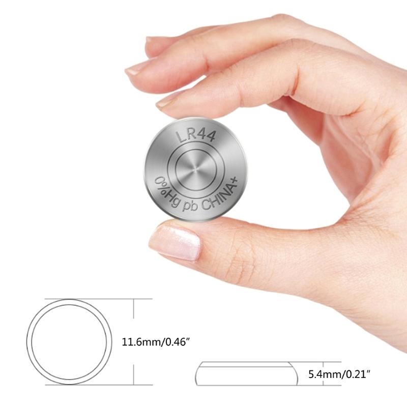50/100Pack AG13 Button Coin Cell Battery LR44 A76 357 357A 1.55V Toy Watch Batteries For Clocks/Watches/Calculators/Toy