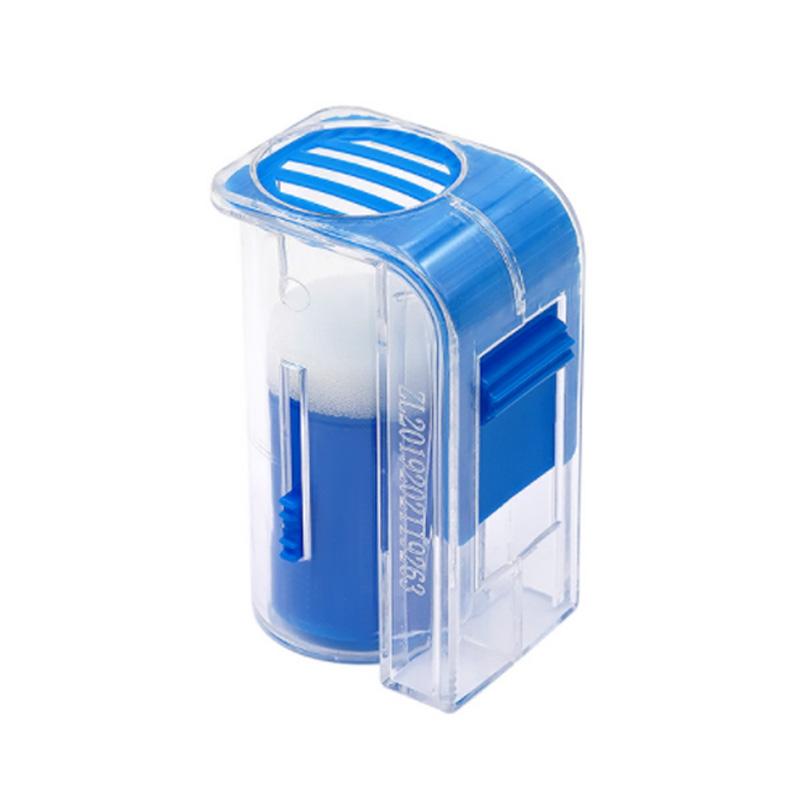 1Pcs Bee Queen Marking Bottle Bee Mark Cage Plastic One Handed Marking Catcher with Plunger Plush Garden Beekeeping Supplies