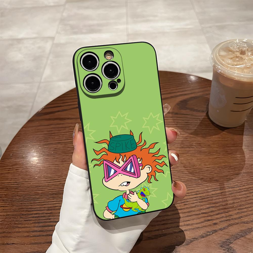 Phone Case For 17 Pro Max Iphone 14 Pro Max 12 16 15 13 Pro 11 Xr X Xs 8 7 Plus Back Cover Boy & Girl Rugrats Chuckie's