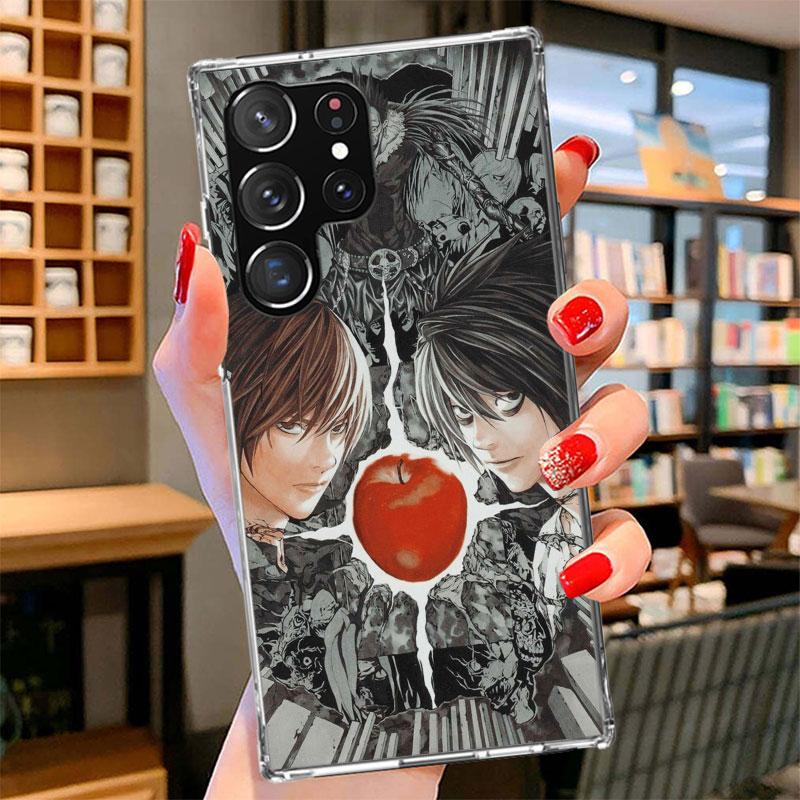 

N-Note D-Death Anime Ryuk Phone Case For Samsung Galaxy S26 S25 Edge S24 Ultra S23 S22 Plus S21 S20 FE Soft Fundas Shell Galaxy Samsung S25 Plus