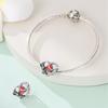 S925 Silver DIY Heart Shaped Charm Pendant Beads For Handmade Necklace Bracelet Jewelry Making Accessories