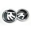 ABCDGF1 ABS Car Front Rear Emblem for SKODA Rapid Fabia 1 2 Karoq Yeti Superb Vision Octavia A7 RS Decals Trunk Logo Sticker Accessories