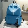 Waterproof Solid Color Schoolbag Backpack Student Backpack Schoolbag Backpack Single-piece Handbag