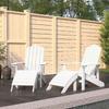 Adirondack Garden Chairs Set of 2 Footrests HDPE
