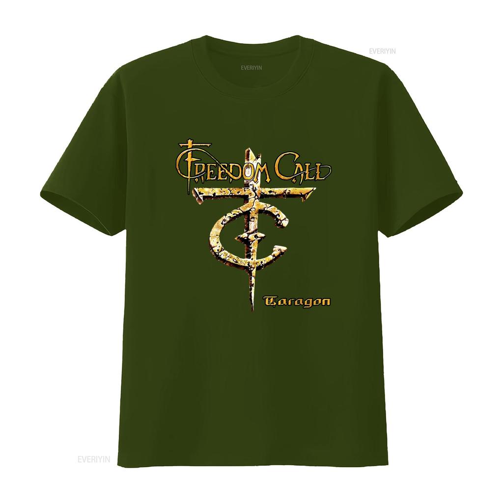 Freedom Call German Power Metal Band Taragon T Shirt S 2XL Long or s vintage Washed Stretched Breathable designer clothes homme