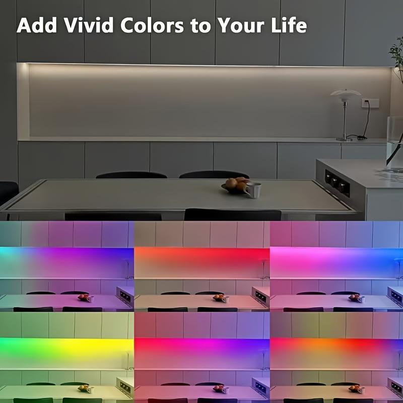 Rgb Ambient Sensor Light - Rechargeable Magnetic Wall Lamp Mood Ambient Light For Cabinet Hallway Stair