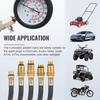 0-300 PSI with M10 M12 M14 M18 Adapter Automotive Cylinder Tester Kit Gasoline Engine Compression Meter Pressure Gauge