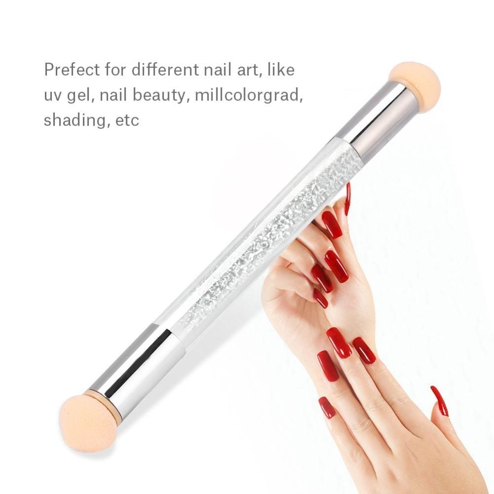 Double End Gradient Shading Brush UV Gel Compatible Ombre Nail Brush Nail Art Pen Gradient Shading