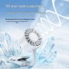 100-Speed Clip-On Handheld Fan with Brushless Motor