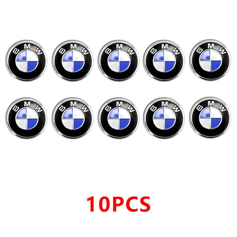 11mm 14mm Samolepka s logem emblému na ovladač klíče od auta Náhradní pro BMW E46 E90 F10 F30 G20 X1 X3 X5 M Performance 50. výročí