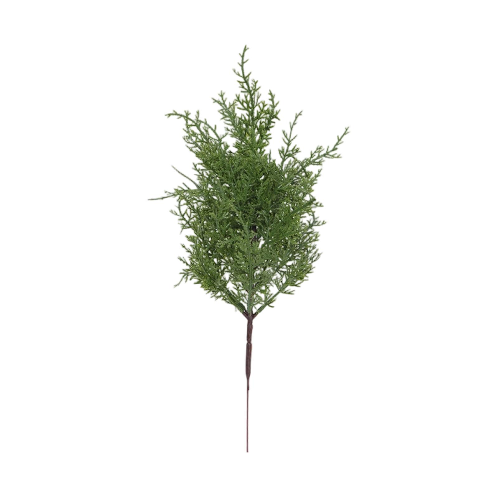 

Simulated Branch Single Decorative Christmas Green Plant Ornaments Indoor Flower Arrangement Accessories One Size