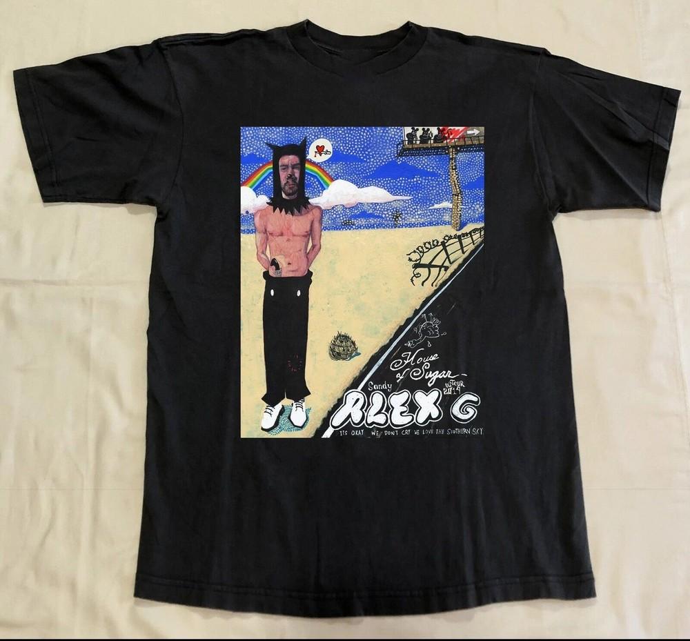 Постер альбома Alex G Музыка Женская Мужская Хлопок BT1987 Унисекс Футболка XXXXL