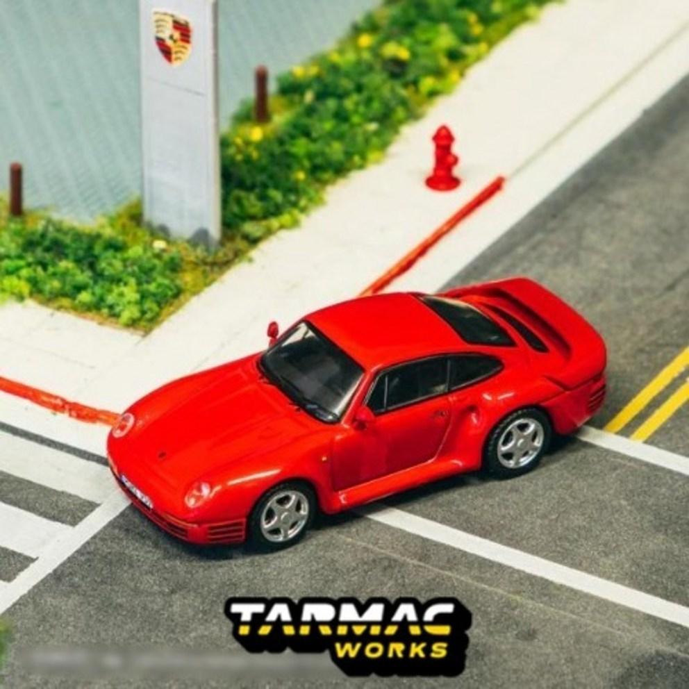 

Tarmac Works 1/64 Porsche 959 Red - GLOBAL64 Diecast Model