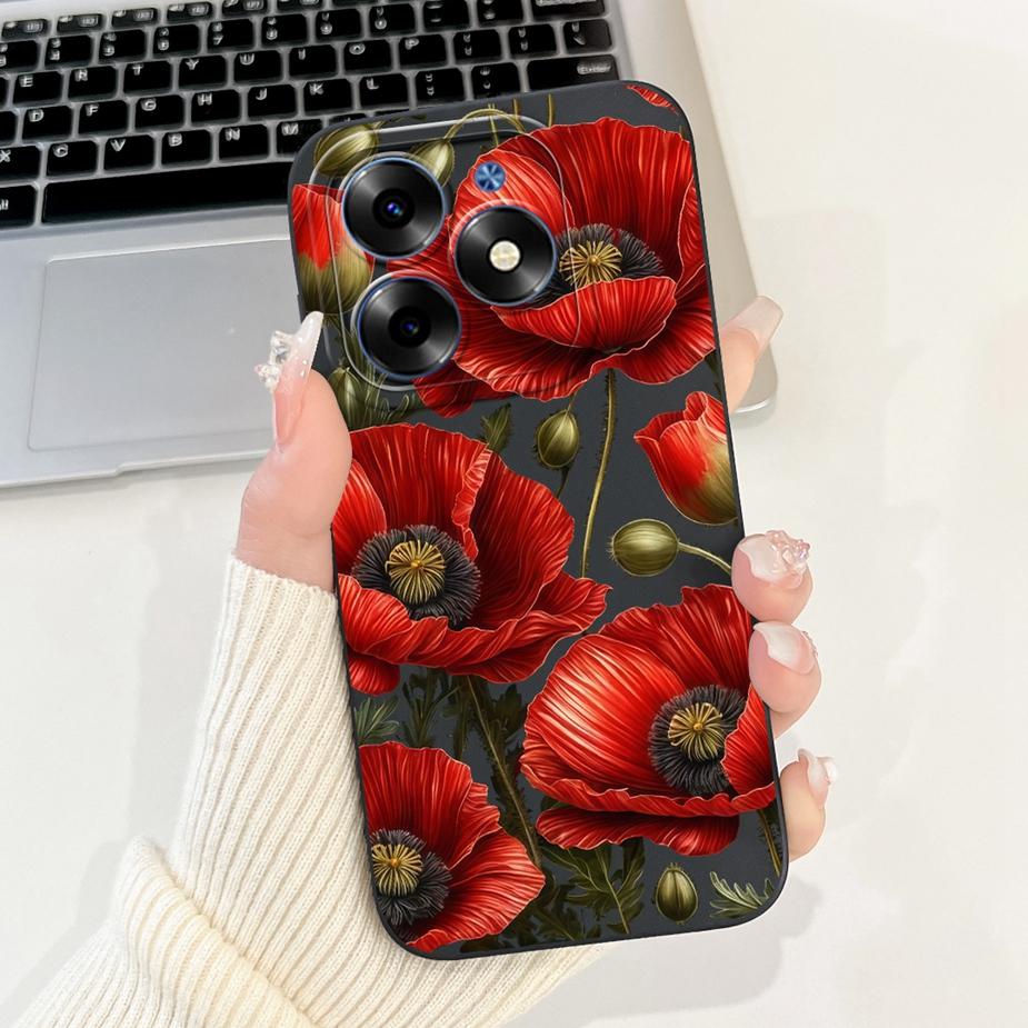 For Tecno Spark 20C Case Spark20 Pro KJ6 New Fashion Candy Painted Cover Shockproof Phone Case For Tecno Spark 20 Pro Plus Shell