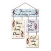 This Is Us Decorative Wall Art MDF Wooden Wall Hanger For Living Room, Bedroom