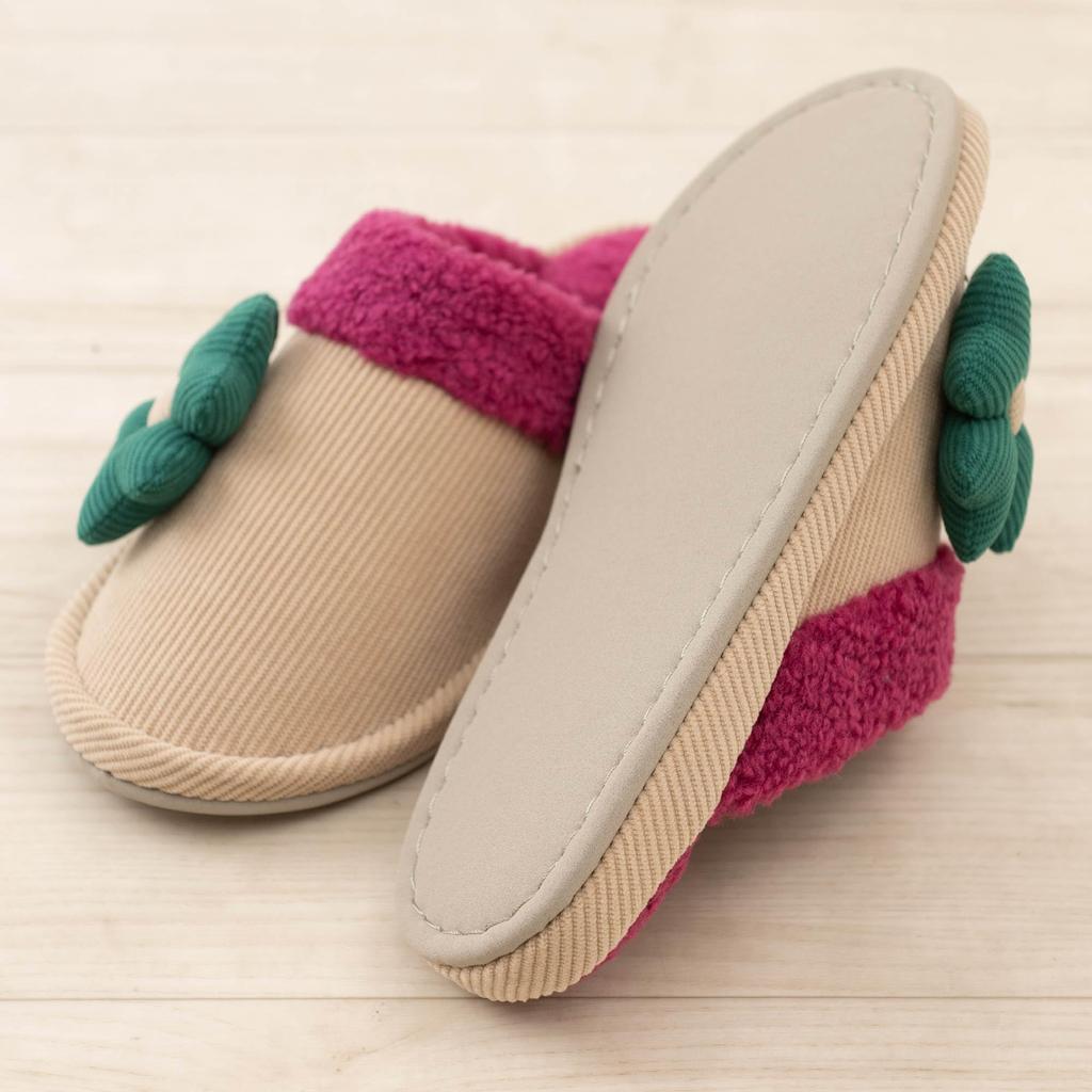 Hokomomola Toriha Fits Senko 49053 Slippers, Sizes Approx. 22-24cm, Beige, Washable, Stylish, Cute,