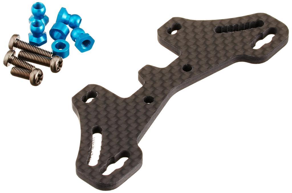 Tamiya Options 1633 Carbon Damper Stay 54633 Hop-Up No. OP.1633 TT-02 TYPE-S (Rear)
