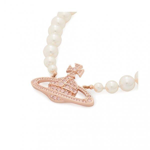 Vivienne WeStwood One Row Pearl Bath Relief Women S Choker Necklace 63010106 02g128