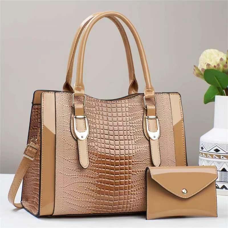 Stylish And Versatile Women's Bucket Bag Set With Spacious Design And Premium Pu Material
